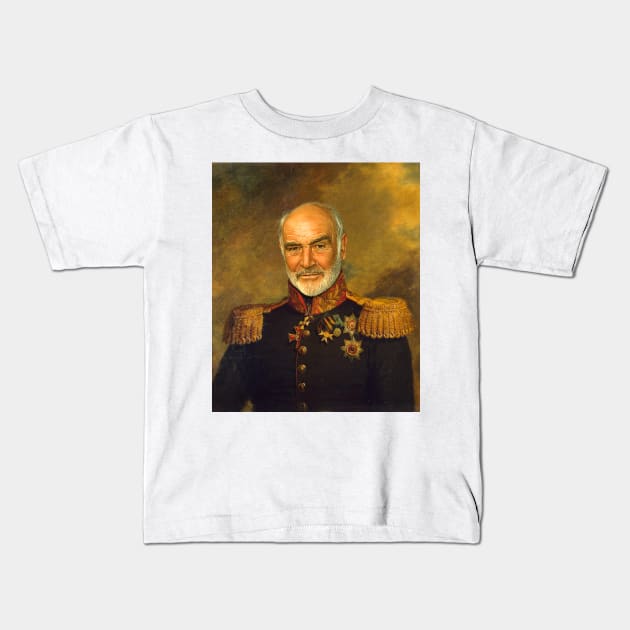 Sir Sean Connery - replaceface Kids T-Shirt by replaceface